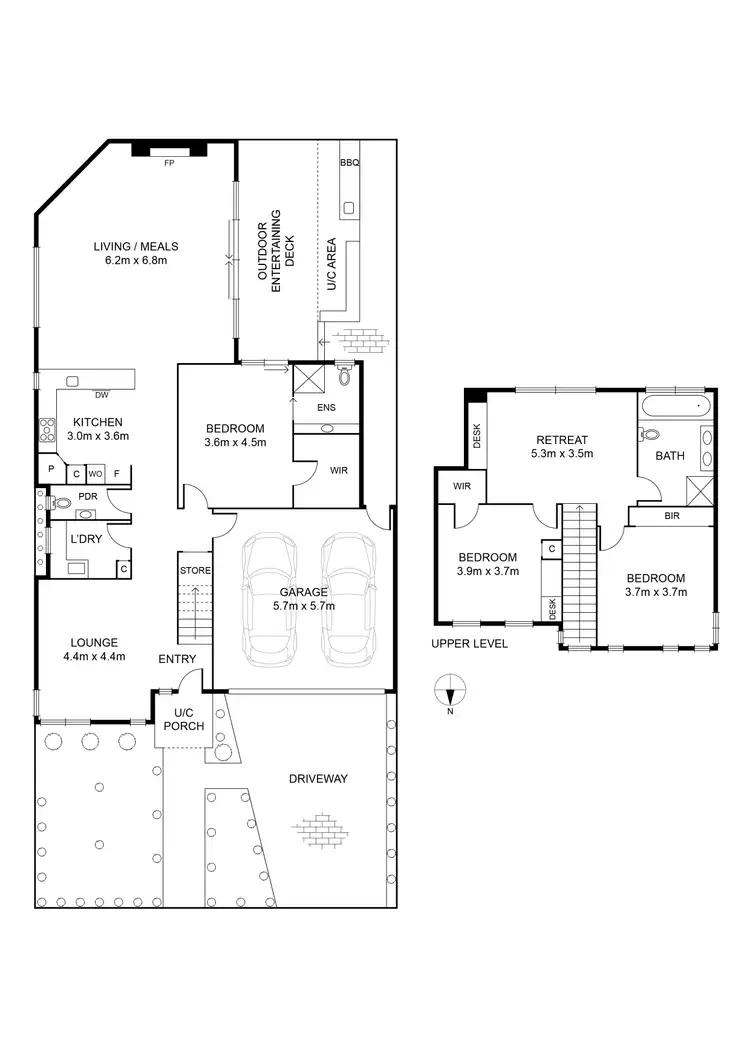 Floorplan of Homely house listing, 41 Grandview Road, Niddrie VIC 3042