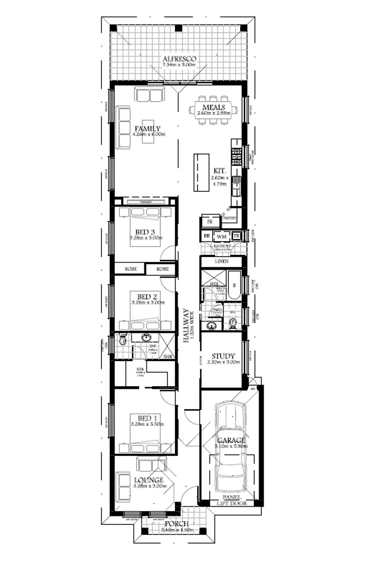 Floorplan of Homely land listing, 7 Bridgeford Street, Greenacres SA 5086