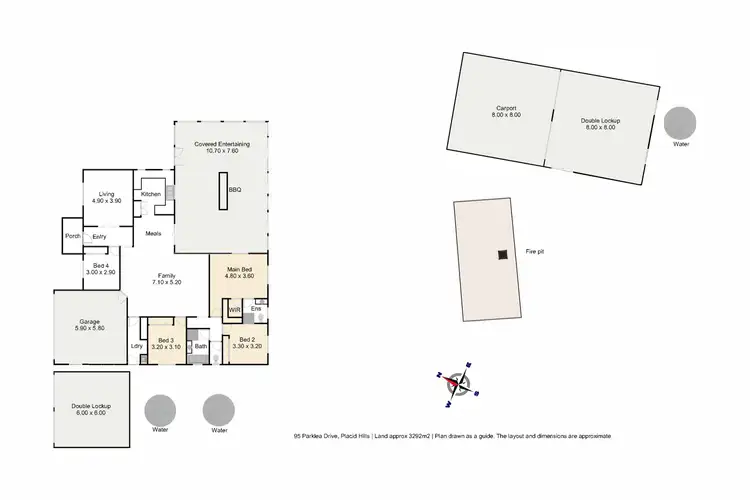 Floorplan of Homely house listing, 95 Parklea Drive, Placid Hills QLD 4343