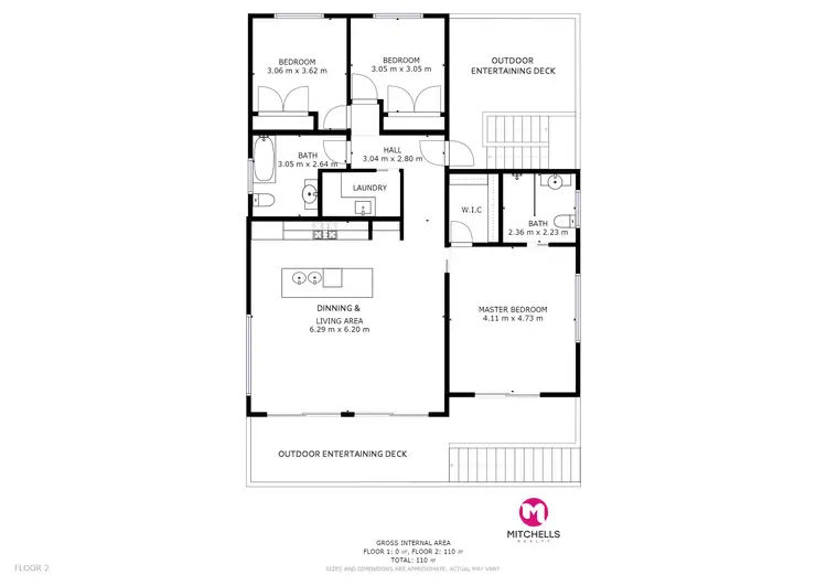 Floorplan of Homely house listing, 33 Curlew Terrace, River Heads QLD 4655
