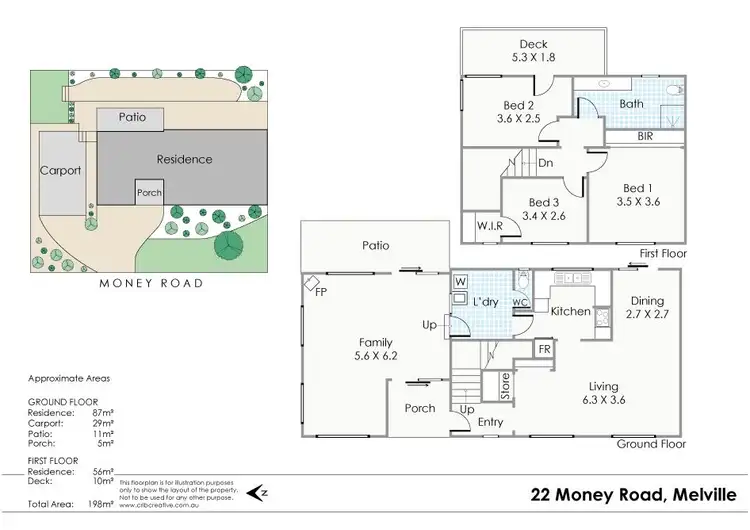 Floorplan of Homely house listing, 22 Money Road, Melville WA 6156