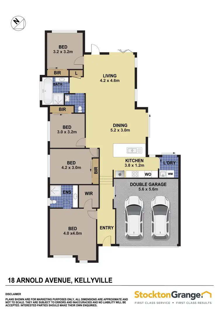 Floorplan of Homely house listing, 18 Arnold Avenue, Kellyville NSW 2155