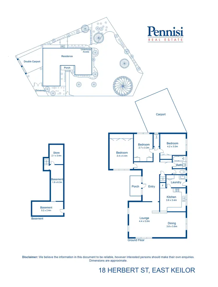 Floorplan of Homely house listing, 18 Herbert Crescent, Keilor East VIC 3033