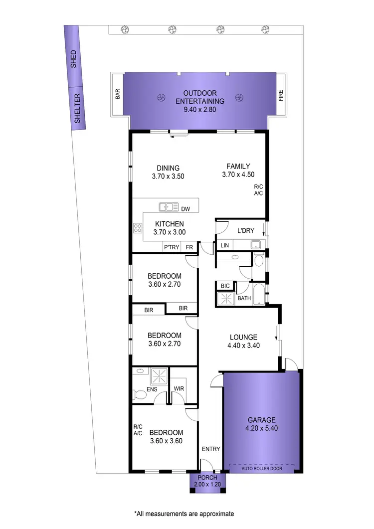 Floorplan of Homely house listing, 36 Field Street, Parafield Gardens SA 5107