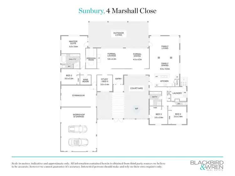 Floorplan of Homely house listing, 4 Marshall Close, Sunbury VIC 3429