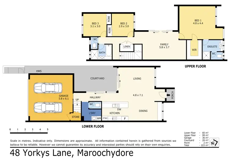 Floorplan of Homely terrace listing, 48 Yorkeys Lane, Maroochydore QLD 4558