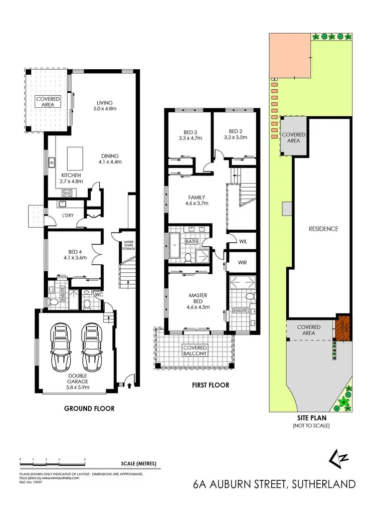 Floorplan of Homely semi-detached listing, 6A Auburn Street, Sutherland NSW 2232
