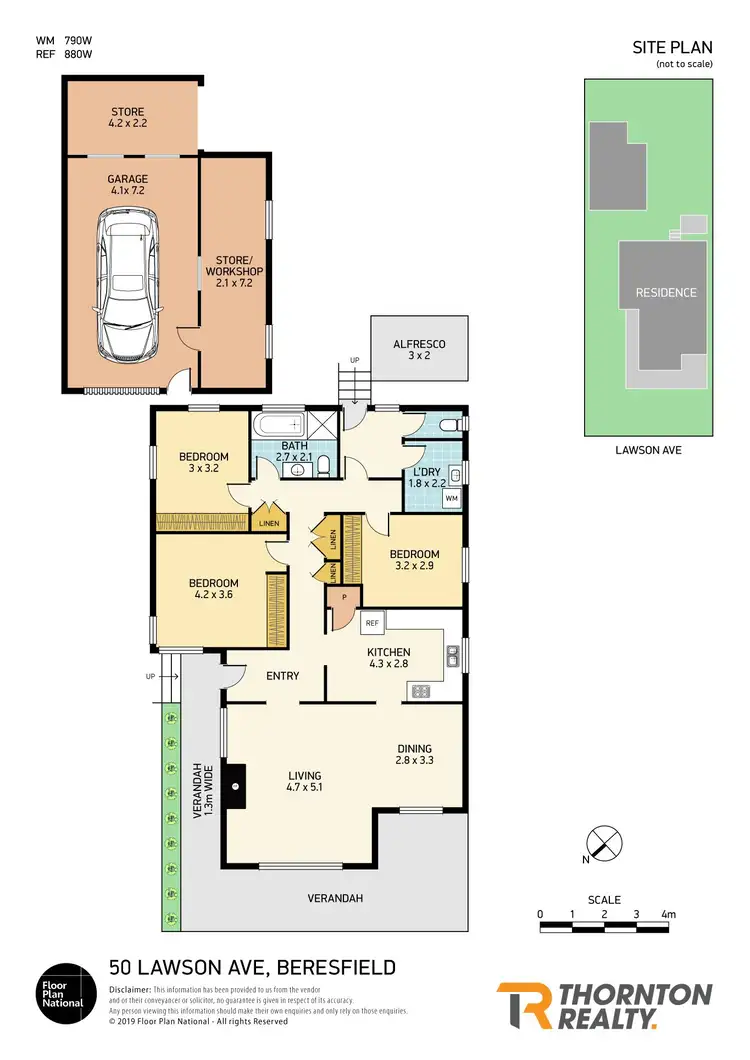 Floorplan of Homely house listing, 50 Lawson Avenue, Beresfield NSW 2322