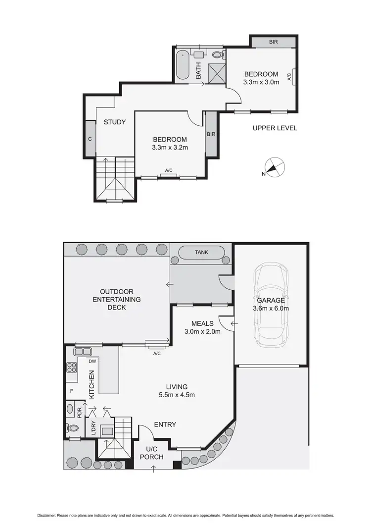 Floorplan of Homely townhouse listing, 2/24 Hart Street, Airport West VIC 3042