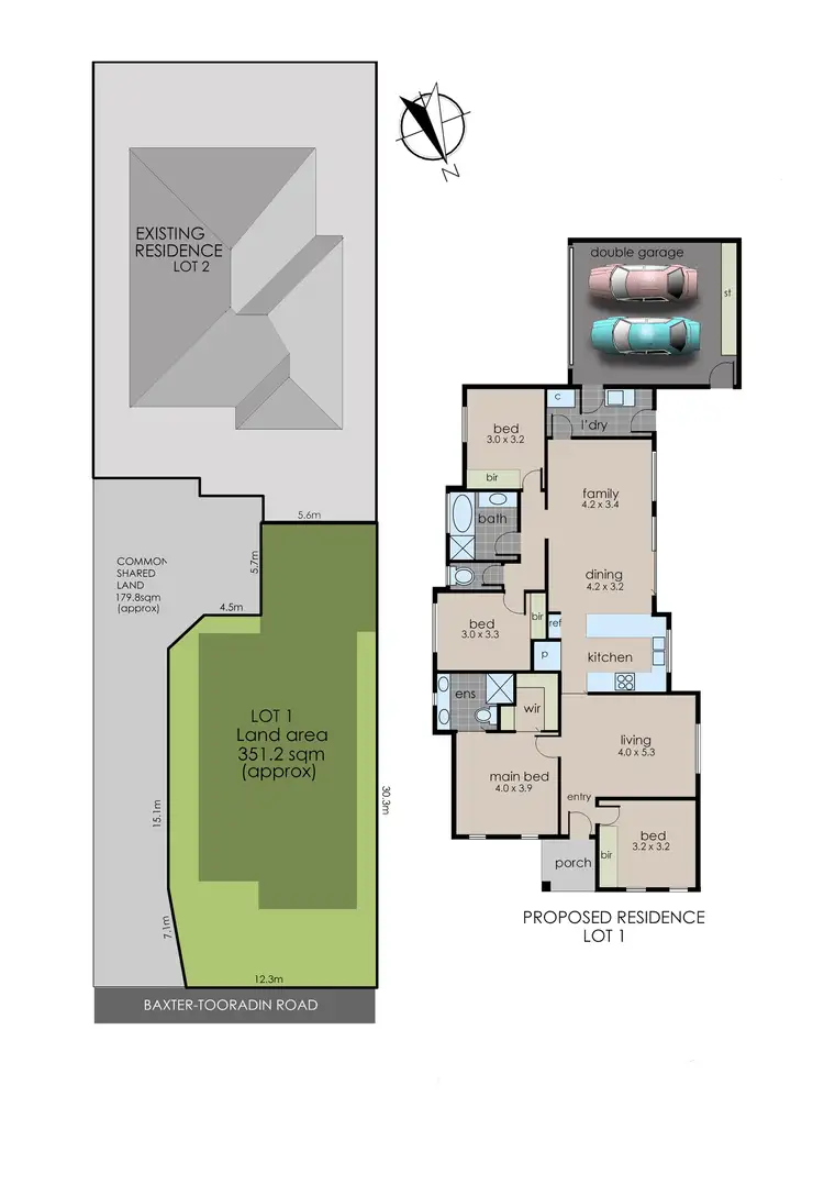 Floorplan of Homely land listing, 87 Baxter-Tooradin Road, Baxter VIC 3911
