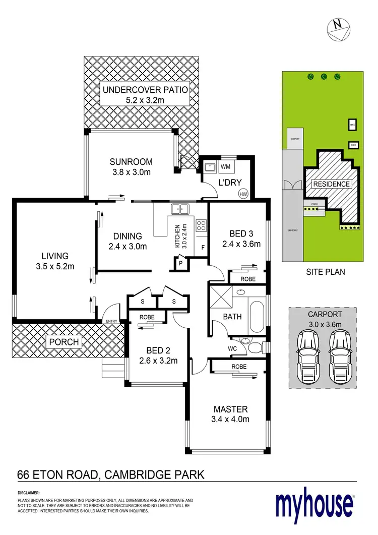 Floorplan of Homely house listing, 66 Eton Rd, Cambridge Park NSW 2747