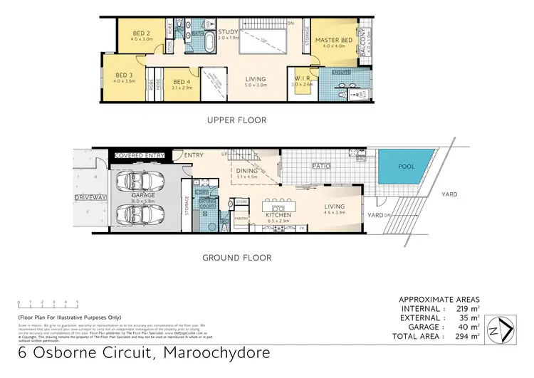 Floorplan of Homely house listing, 6 Osborne Circuit, Maroochydore QLD 4558