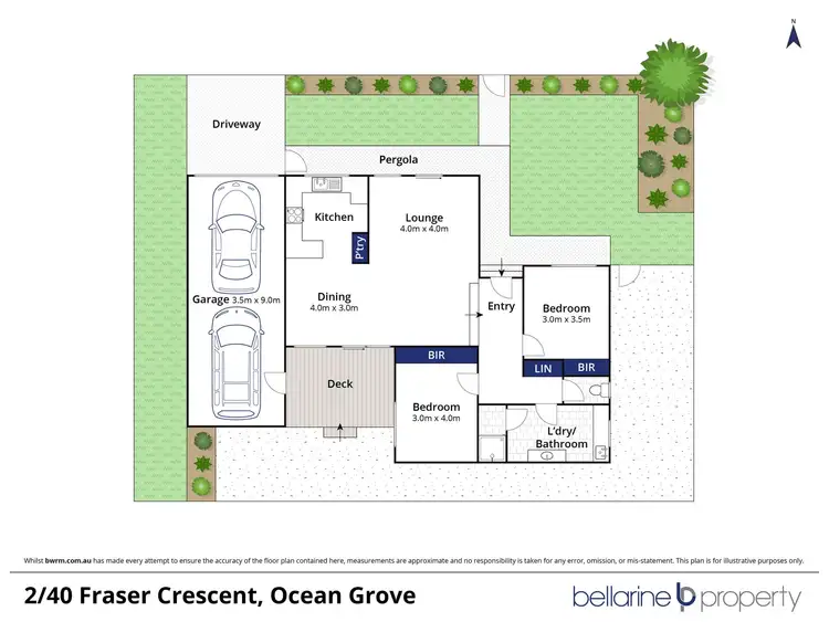 Floorplan of Homely house listing, 2/40 Fraser Crescent, Ocean Grove VIC 3226