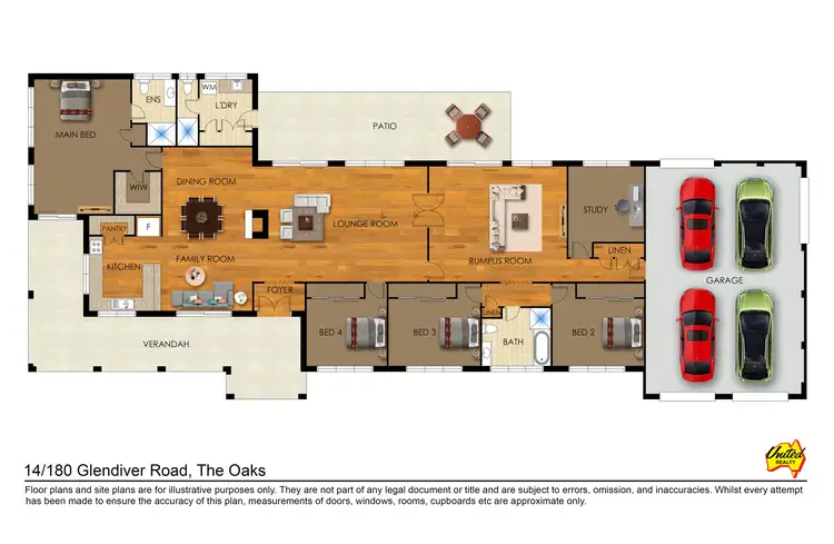 Floorplan of Homely rural property listing, 14/180 Glendiver Road, The Oaks NSW 2570