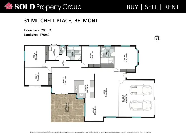 Floorplan of Homely house listing, 31 Mitchell Place, Belmont QLD 4153