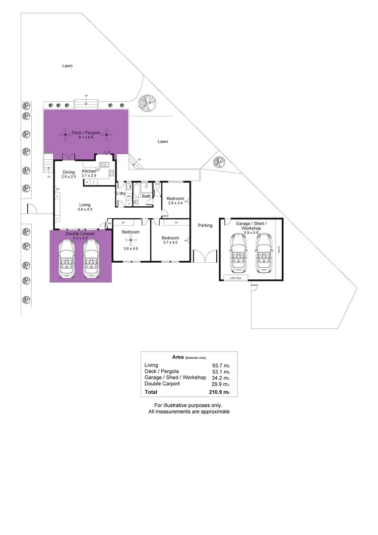 Floorplan of Homely house listing, 2 Hawick Street, Valley View SA 5093