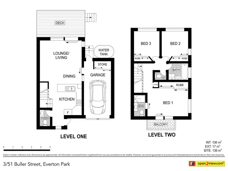 Floorplan of Homely townhouse listing, 3/51 Buller Street, Everton Park QLD 4053