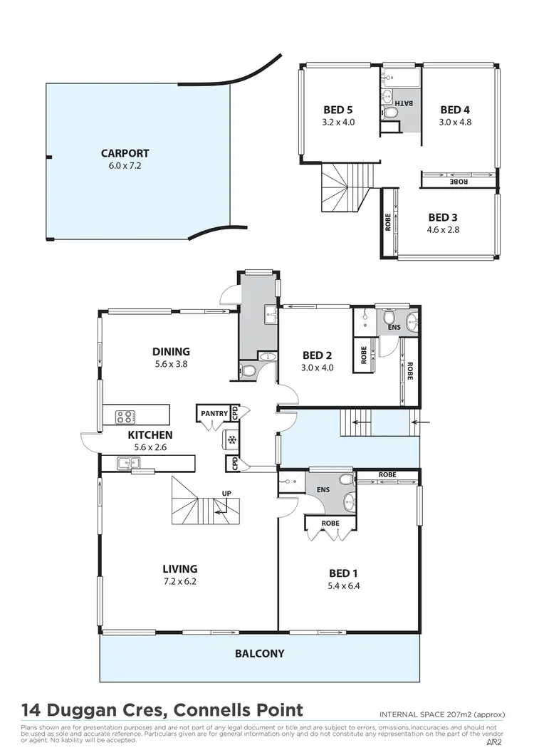Floorplan of Homely house listing, 14 Duggan Crescent, Connells Point NSW 2221
