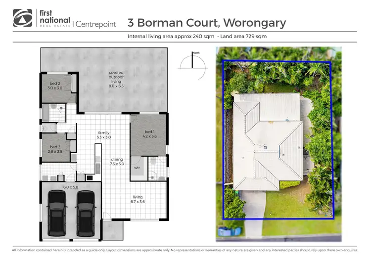 Floorplan of Homely house listing, 3 Borman Court, Worongary QLD 4213