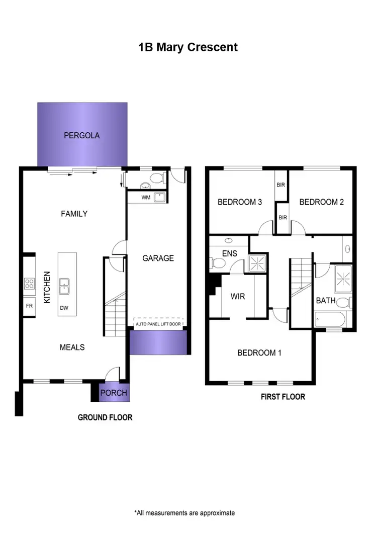 Floorplan of Homely house listing, 1B Mary Crescent, Newton SA 5074
