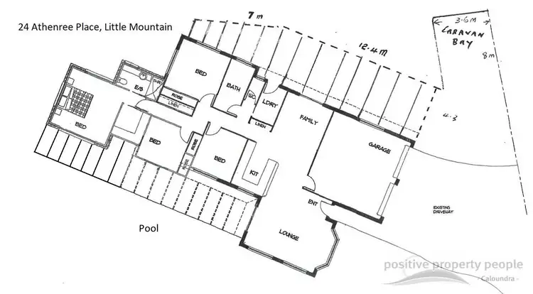 Floorplan of Homely house listing, 24 Athenree Place, Little Mountain QLD 4551