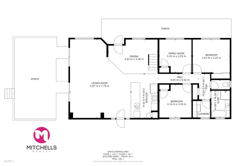 Floorplan of Homely house listing, 2 Elgin Court, Urraween QLD 4655