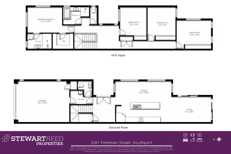 Floorplan of Homely house listing, 2/81 Pohlman Street, Southport QLD 4215