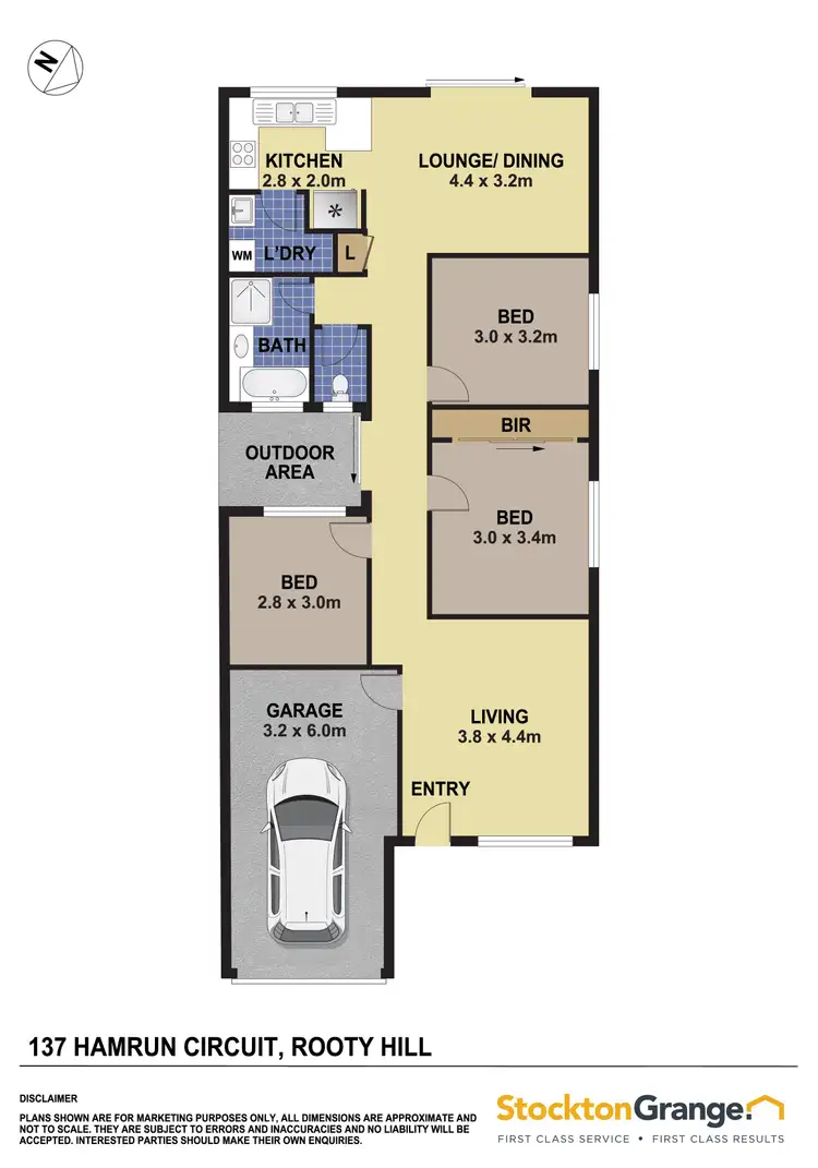 Floorplan of Homely house listing, 137 Hamrun Circuit, Rooty Hill NSW 2766
