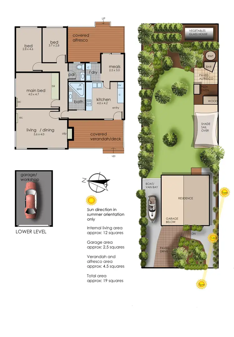 Floorplan of Homely house listing, 99 Frankston - Flinders Road, Frankston VIC 3199