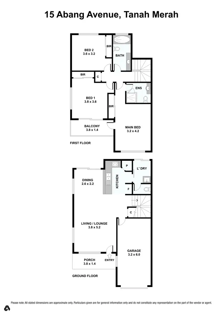 Floorplan of Homely townhouse listing, 4/15 Abang Avenue, Tanah Merah QLD 4128
