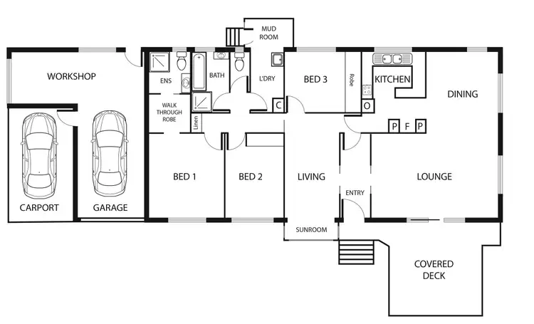 Floorplan of Homely house listing, 17 Ruthven Street, Gowrie ACT 2904