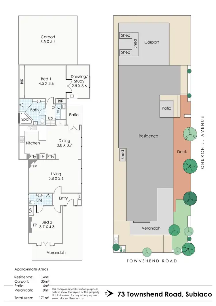 Floorplan of Homely house listing, 73 Townshend Road, Subiaco WA 6008