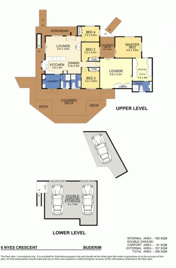 Floorplan of Homely house listing, 6 Nyes Crescent, Buderim QLD 4556