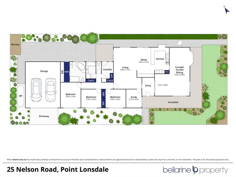 Floorplan of Homely house listing, 25 Nelson Road, Point Lonsdale VIC 3225