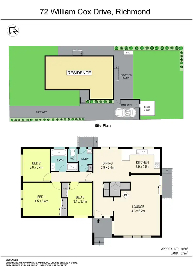 Floorplan of Homely house listing, 72 William Cox Drive, Richmond NSW 2753