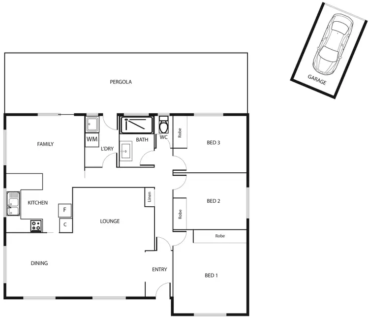 Floorplan of Homely house listing, 159 Langdon Avenue, Wanniassa ACT 2903