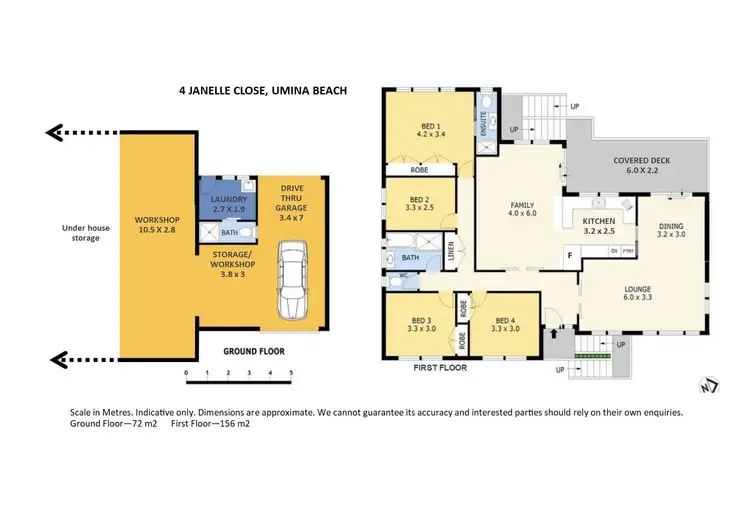 Floorplan of Homely house listing, 4 Janelle Close, Umina Beach NSW 2257