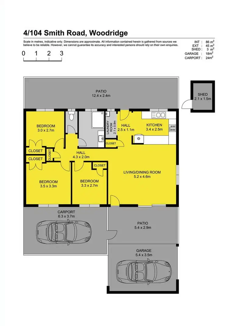 Floorplan of Homely house listing, 4/104 Smith Road, Woodridge QLD 4114