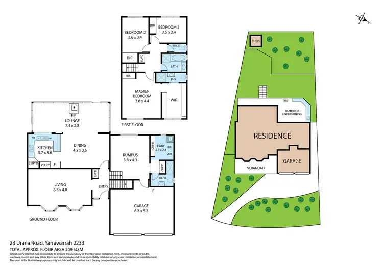 Floorplan of Homely house listing, 23 Urana Road, Yarrawarrah NSW 2233