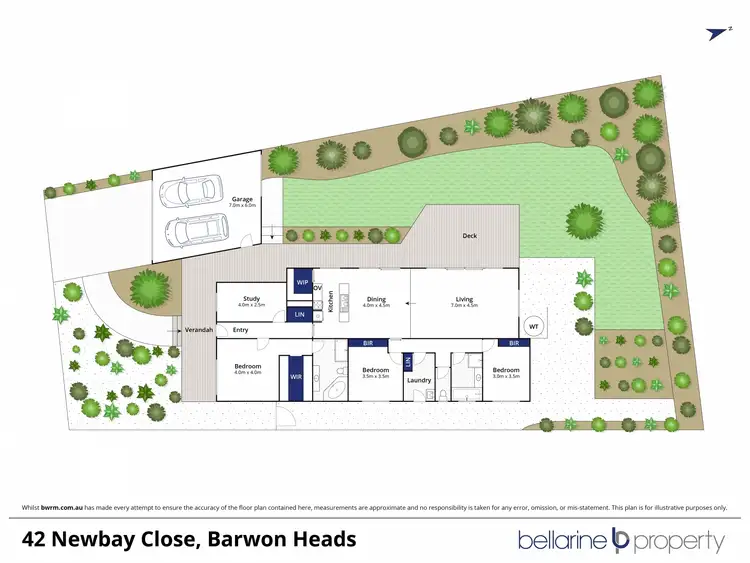 Floorplan of Homely house listing, 42 Newbay Close, Barwon Heads VIC 3227