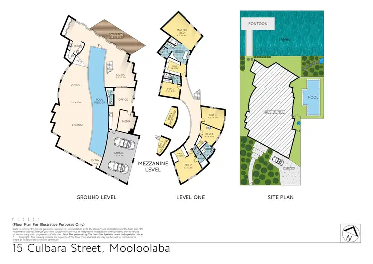 Floorplan of Homely house listing, 15 Culbara Street, Mooloolaba QLD 4557