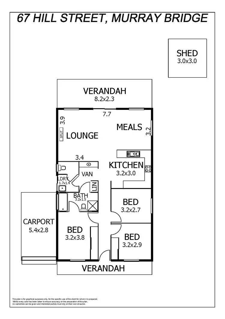 Floorplan of Homely house listing, 67 Hill Street, Murray Bridge SA 5253