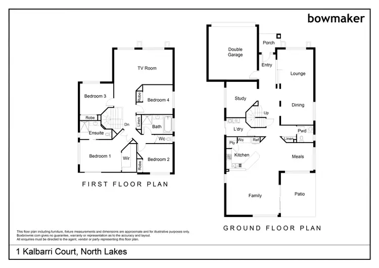 Floorplan of Homely house listing, 1 Kalbarri Court, North Lakes QLD 4509