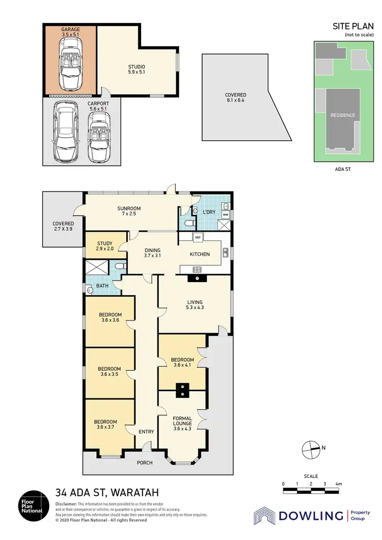 Floorplan of Homely house listing, 34 Ada Street, Waratah NSW 2298