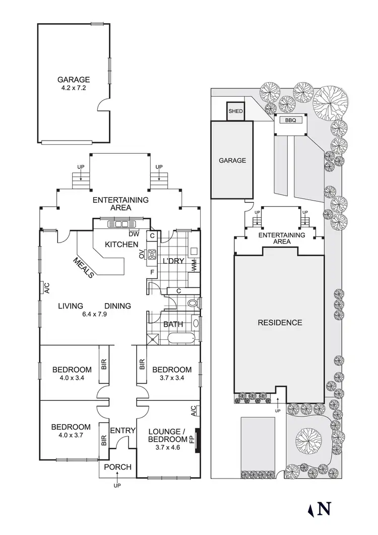 Floorplan of Homely house listing, 77 Fawkner Street, Aberfeldie VIC 3040