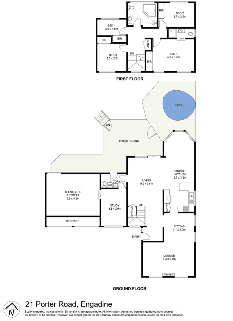 Floorplan of Homely house listing, 21 Porter Rd, Engadine NSW 2233