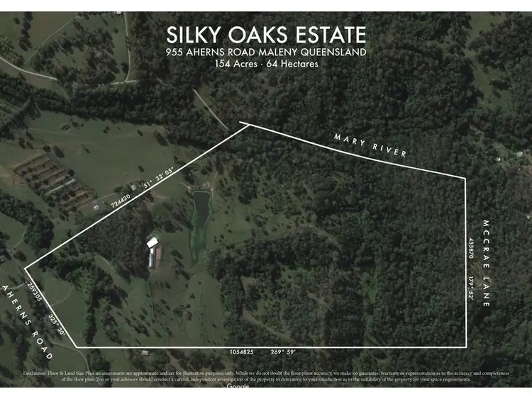 Floorplan of Homely rural property listing, 955 Aherns Road, Conondale QLD 4552