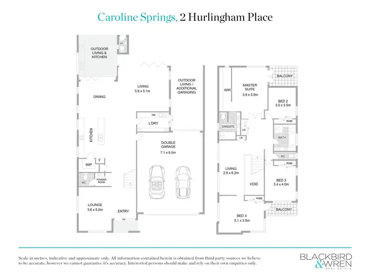 Floorplan of Homely house listing, 2 Hurlingham Place, Caroline Springs VIC 3023
