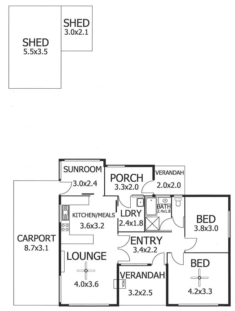 Floorplan of Homely house listing, 24 Joyce Street, Murray Bridge SA 5253