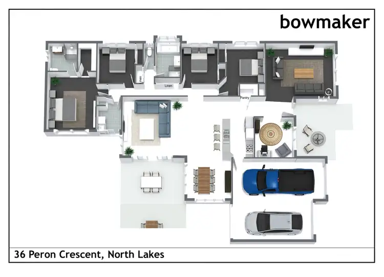 Floorplan of Homely house listing, 36 Peron Crescent, North Lakes QLD 4509